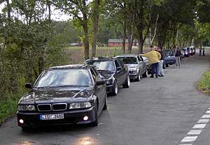 Ausfahrt beim 7er-Treffen in Bersenbr�ck