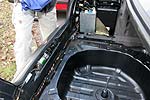 Kofferraum des BMW 740i von Marc Albers (schnecke) nach Umrstung mit Anhngerkupplung