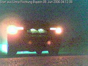 Webcambild: Start aus Unna Richtung Bayern