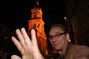 Teilnehmer Michael (alias Michael im Forum) am Abend vor der Werksbesichtigung in Saarbrcken