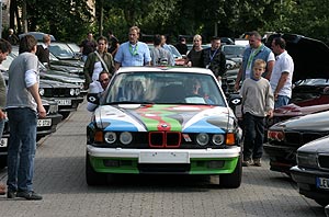 ein Highlight des Tages: das Art Car von Alexander Hertter (Highliner)