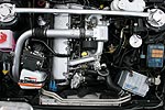Motorraum des BMW 745i (E23) von Marco (fish), 3.4 Liter groer Turbo-Motor
