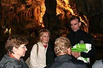 Sternfahrt-Teilnehmer in der Postojna Hhle: Rita, Susanne, Michael und Matthias