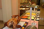 Hotel Laguna Park in Porec, mit Truthahn am Buffet