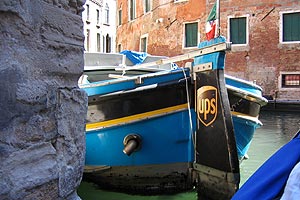 UPS-Versand in Venedig