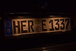 normal beleuchtetes Nummernschild am BMW 728i (E38) von Henning (boppy)