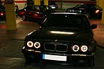 Michael (Machti) in seinem BMW 740i (E32)
