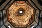 Blick in das Fresko der Kuppel des Florentiner Doms