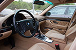 Blick in den Innenraum von Axels ('Amber') BMW 740Li (E38) aus dem Jahr 2007