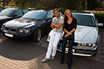 Giray ('BMW-Freak') und Polina ('ENGEL 07')