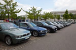 BMW 7er Parkplatz beim 7-forum.com Jahrestreffen in Lübeck