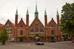 Heiligen-Geist-Hospital am Koberg in Lübeck, 1286 erbaut, einer der ältesten Sozialeinrichtungen weltweit