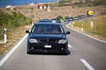 Benni ('warp735') in seinem BMW 760i (E65) auf dem Weg nach Nin