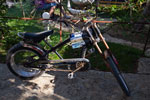 Fahrrad von Dalibor mit Sternfahrt-Schild