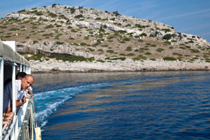 Benni ('warp735') während der Kornati Inseln Schiffstour
