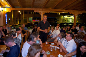 Horst ('mystica') verabschiedete die Sternfahrt-Teilnehmer