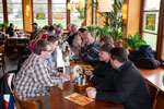 127. Rhein-Ruhr-Stammtisch im April 2012 im Caf&eacute; del Sol in Castrop-Rauxel