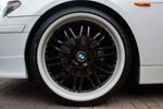 Mächtige 22 Zoll Räder (265/30 ZR 22 vorne) vom BMW X6 auf dem BMW 730d (E65) von Dennis ('Dennis730d')