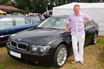 Andr ('AC S highliner') mit seinem BMW 745i (E65) beim BMW Treffen auf Pauls Bauernhof 2012
