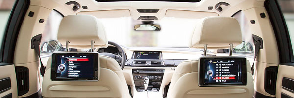 BMW 730Ld (F02) von Christian ('Christian'), Innenraum hinten mit Fond-Entertainment-System