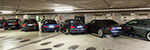 BMW 7er Parken der Sternfahrer in der Tiefgarage Chemin des Pêcheurs in Monaco