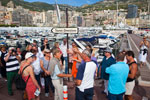 die Sternfahrer im Yachthafen von Monaco