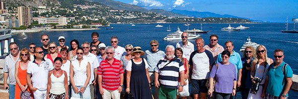 Sternfahrt-Gruppenfoto in Monaco