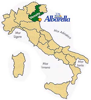 Albarella Italien Karte | Kleve Landkarte