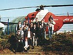 Gruppenbild am Flugplatz Essen-Mhleim im April 2002