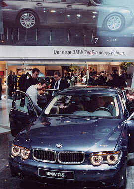 BMW 745i (E65), Prsentation auf der Motor-Show in Essen