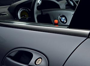 Rote LED-Anzeige in der Tür schlagen bei Wasserstoffdetekion Alarm