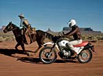 BMW R 80 G/S in Monument Valley