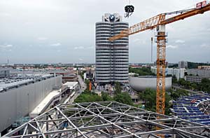 Richtfest BMW Welt am 1. Juli 2005