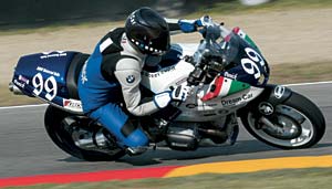Roberto Panichi beim BMW Motorrad BoxerCup 2003 in Mugello
