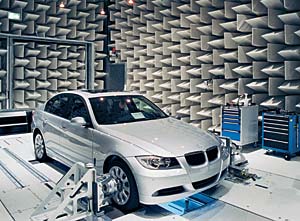 BMW Werk Leipzig: Produktion der BMW 3er-Reihe, Akustik-Messraum