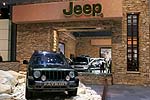Jeep Messestand, Genfer Salon 2006, zeigt u. a. den neuen Jeep Wrangler