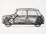 Austin Seven / Morris Mini-Minor Lngsschnitt, 1959