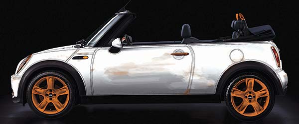 Designkonzept MINI Cooper Cabrio designed by DIESEL fr den Life Ball 2006