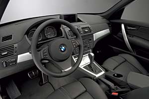 BMW X3 3.0sd, Innenraum