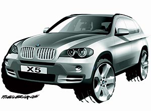 BMW X5 Designskizze