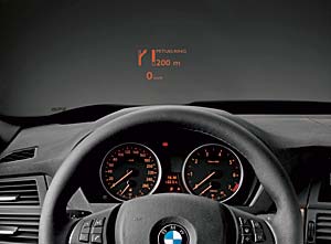 Head-Up-Display im BMW X5