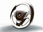 BMW Concept CS - Designskizze Interieur - Lenkrad