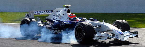 Robert Kubica beim F1-Qualifying in Spa / Belgien