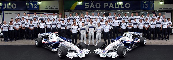 BMW Sauber F1-Team in Brasilien