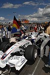 Nick Heidfeld beim F1-Rennen am Nrburgring