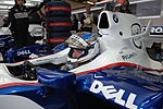 Nick Heidfeld beim freien F1-Training in Silverstone