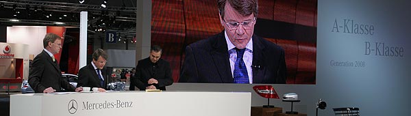 Mercedes Pressekonferenz auf der AMI 2008 in Leipzig