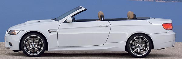BMW M3 Cabrio - auch mit Doppelkupplungsgetriebe lieferbar