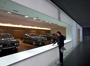 Ausstellungsraum BMW 7er im BMW Museum Mnchen