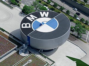 BMW Museum Mnchen, Luftaufnahme